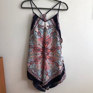 Paisley printed summer dress